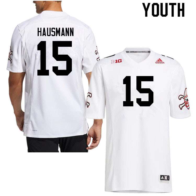 Youth #15 Ernest Hausmann Nebraska Cornhuskers College Football Jerseys Sale-Strategy